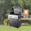 4 Burner Gas Grill BBQ with Side Burner